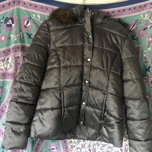 Puffy Jacket w/removable fur hood